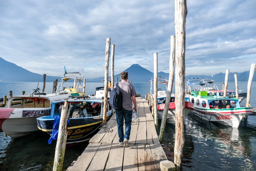 Panajachel boat dock
