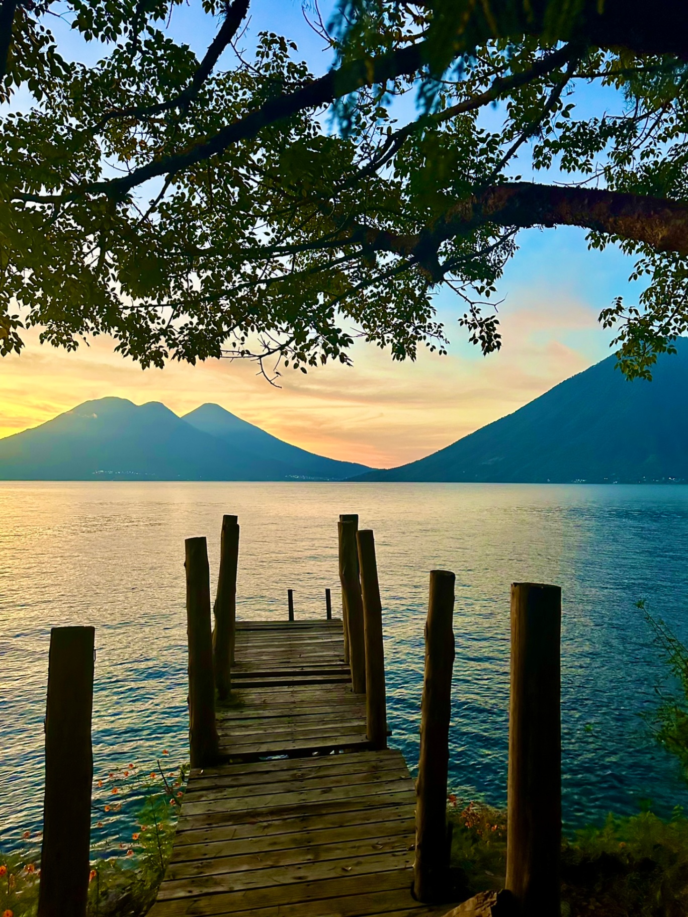 Dock at sunset